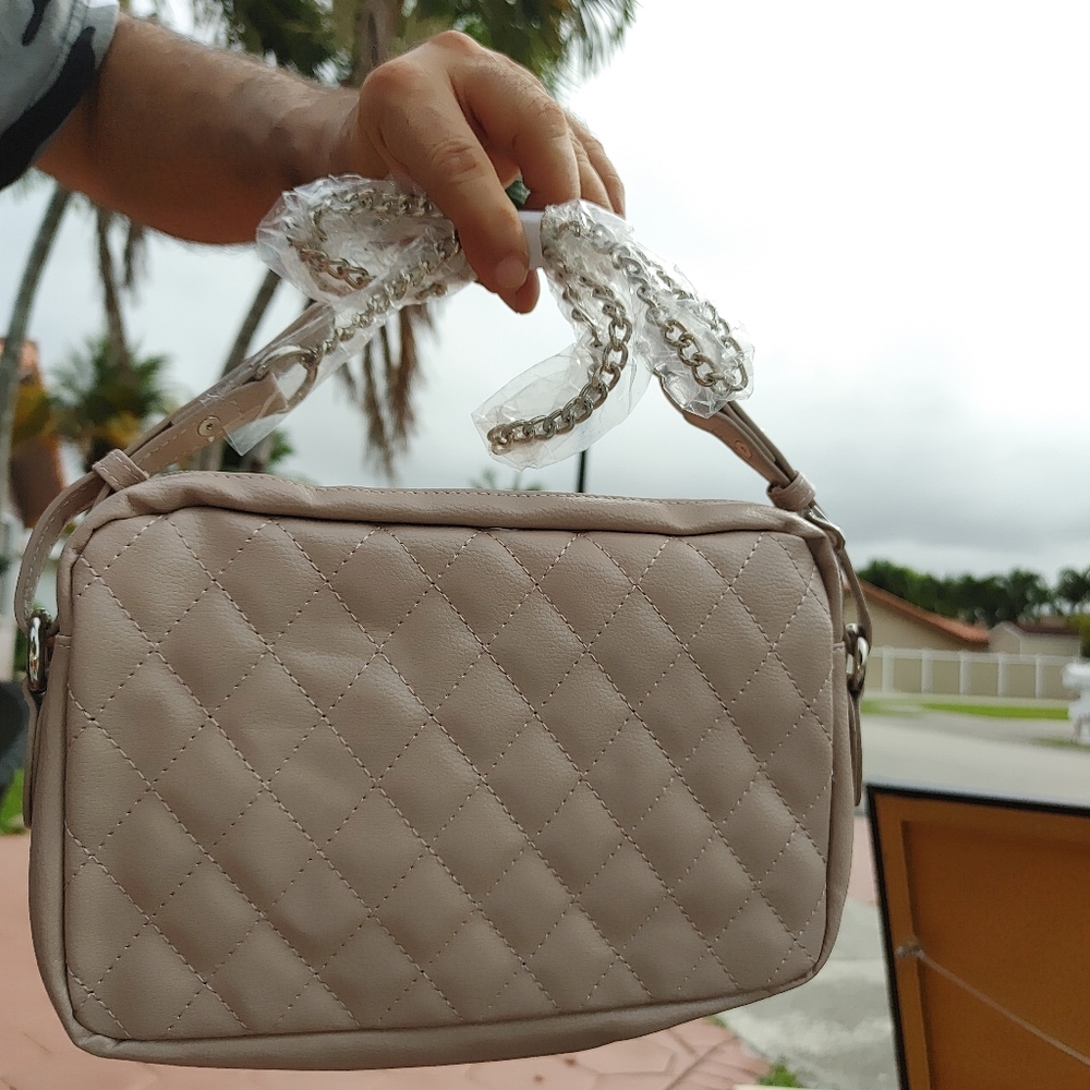 🆕 Womens Bella Russo Beige/light Pink Shoulder Or  Crossbody Purse